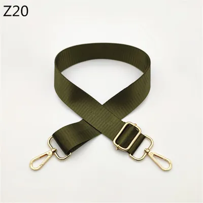 Fashion Casual Solid Color Canvas Nylon Long Strap Bag Accessories