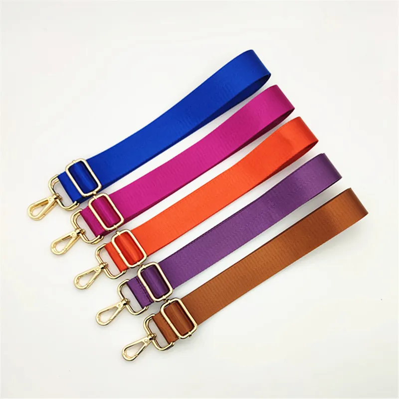 Fashion Casual Solid Color Canvas Nylon Long Strap Bag Accessories