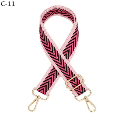 Fashion Casual Jacquard Thickened Adjustable Long Strap Bag Accessories
