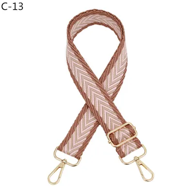 Fashion Casual Jacquard Thickened Adjustable Long Strap Bag Accessories