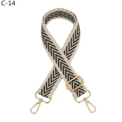 Fashion Casual Jacquard Thickened Adjustable Long Strap Bag Accessories