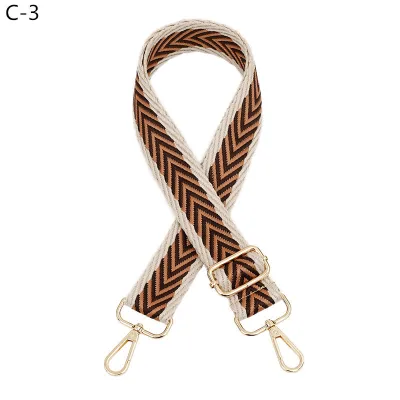 Fashion Casual Jacquard Thickened Adjustable Long Strap Bag Accessories