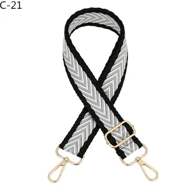 Fashion Casual Jacquard Thickened Adjustable Long Strap Bag Accessories