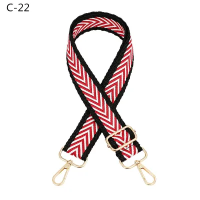 Fashion Casual Jacquard Thickened Adjustable Long Strap Bag Accessories