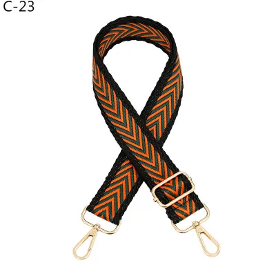 Fashion Casual Jacquard Thickened Adjustable Long Strap Bag Accessories