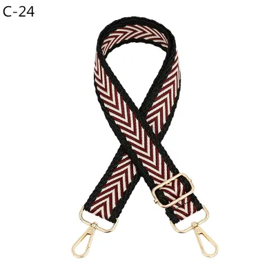 Fashion Casual Jacquard Thickened Adjustable Long Strap Bag Accessories