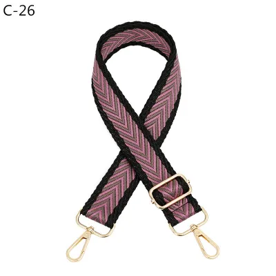 Fashion Casual Jacquard Thickened Adjustable Long Strap Bag Accessories