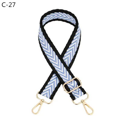 Fashion Casual Jacquard Thickened Adjustable Long Strap Bag Accessories