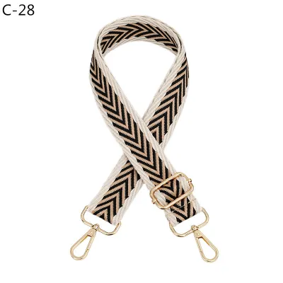 Fashion Casual Jacquard Thickened Adjustable Long Strap Bag Accessories