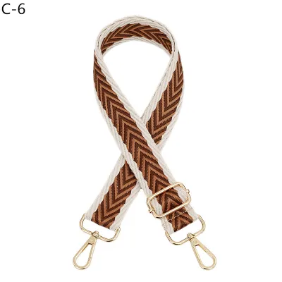 Fashion Casual Jacquard Thickened Adjustable Long Strap Bag Accessories