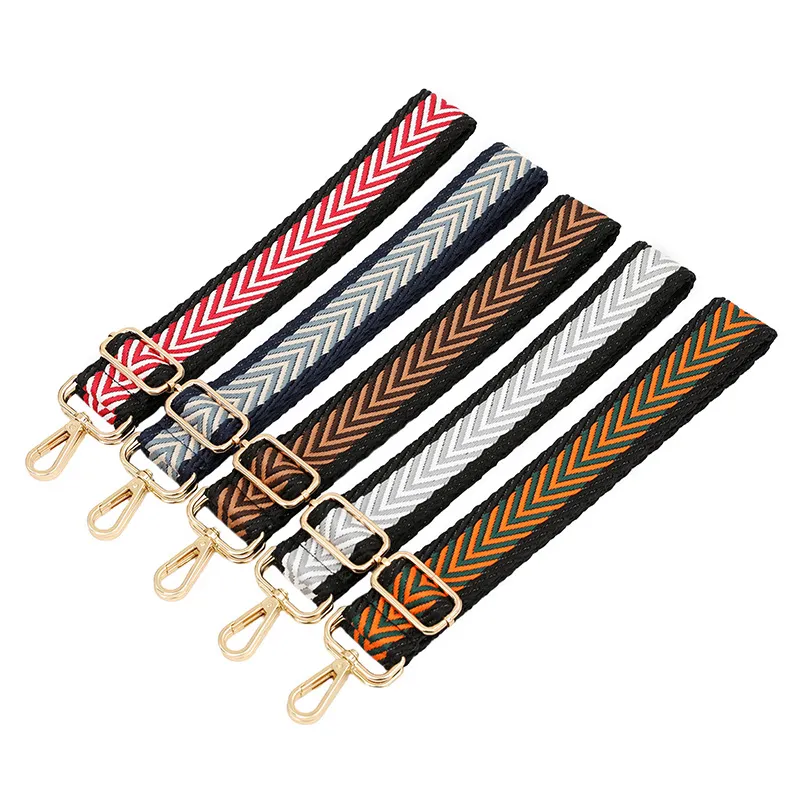 Fashion Casual Jacquard Thickened Adjustable Long Strap Bag Accessories