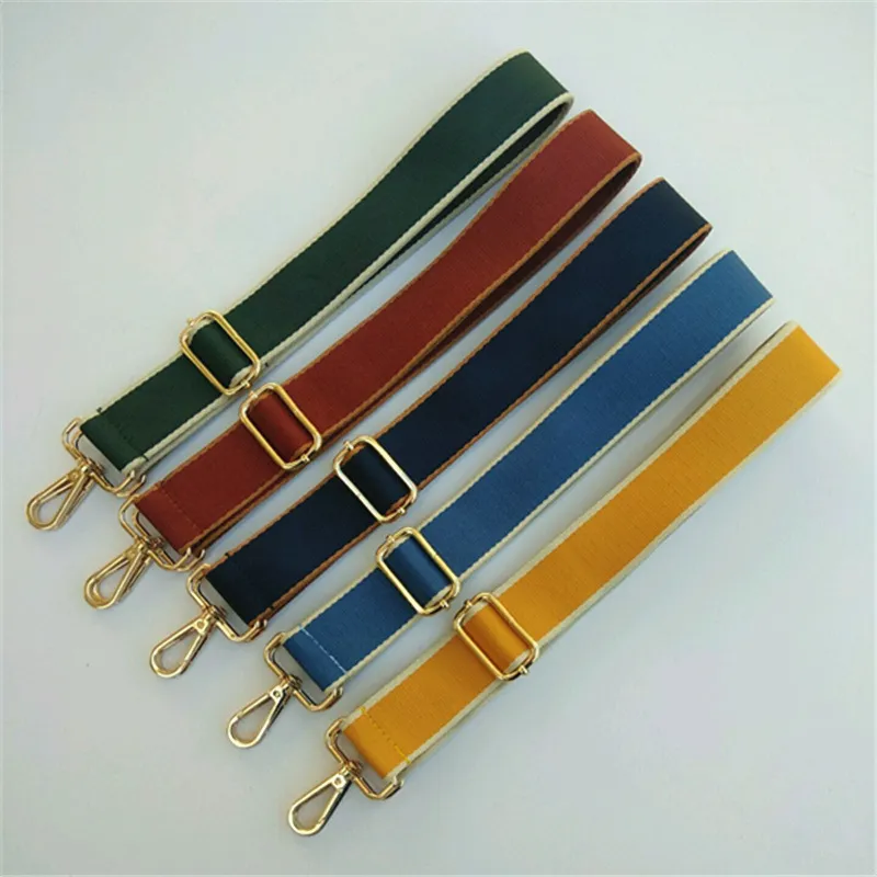 Fashion Casual Solid Color Wide Long Strap Bag Accessories