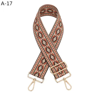 Fashion Casual Ethnic Jacquard Long Adjustable Strap Bag Accessories