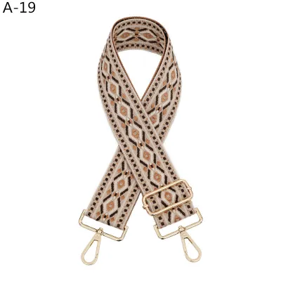 Fashion Casual Ethnic Jacquard Long Adjustable Strap Bag Accessories