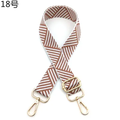 Fashion Casual Twill Jacquard Adjustable Strap Bag Accessories