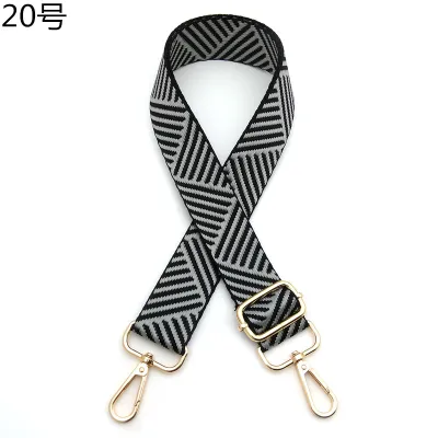 Fashion Casual Twill Jacquard Adjustable Strap Bag Accessories