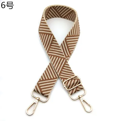 Fashion Casual Twill Jacquard Adjustable Strap Bag Accessories