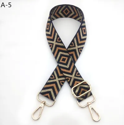 Fashion Casual Rhombus Leopard Print Adjustment Replacement Long Strap Bag Accessories