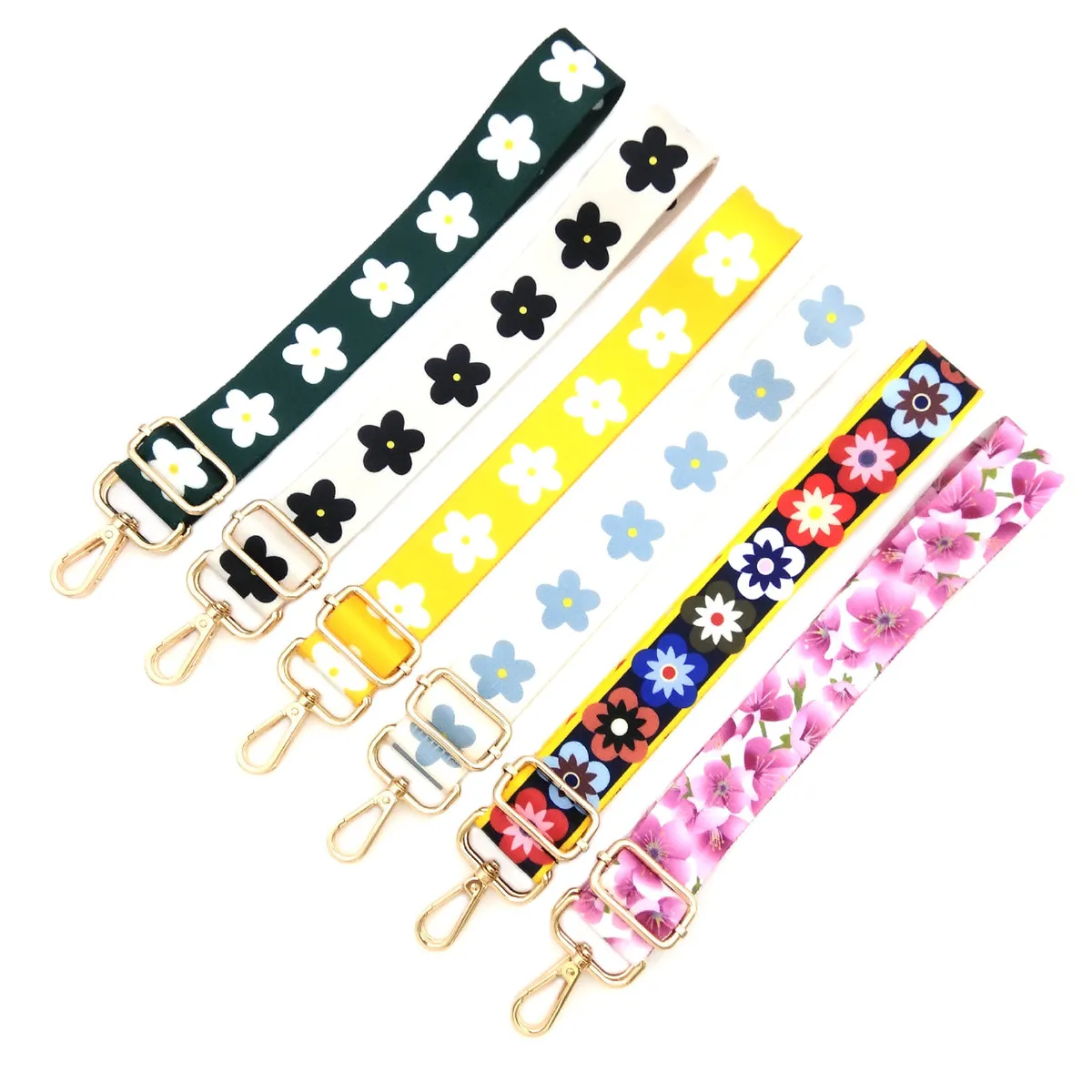 Fashion Casual Floral Printed Long Adjusting Strap Bag Accessories