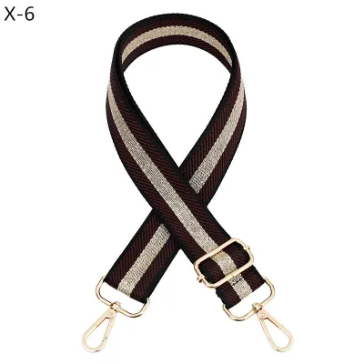 Fashion Casual Gold Leopard Jacquard Adjustable Strap Bag Accessories