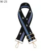 W-23 Black Sky Blue Five-Pointed Star Gold Buckle