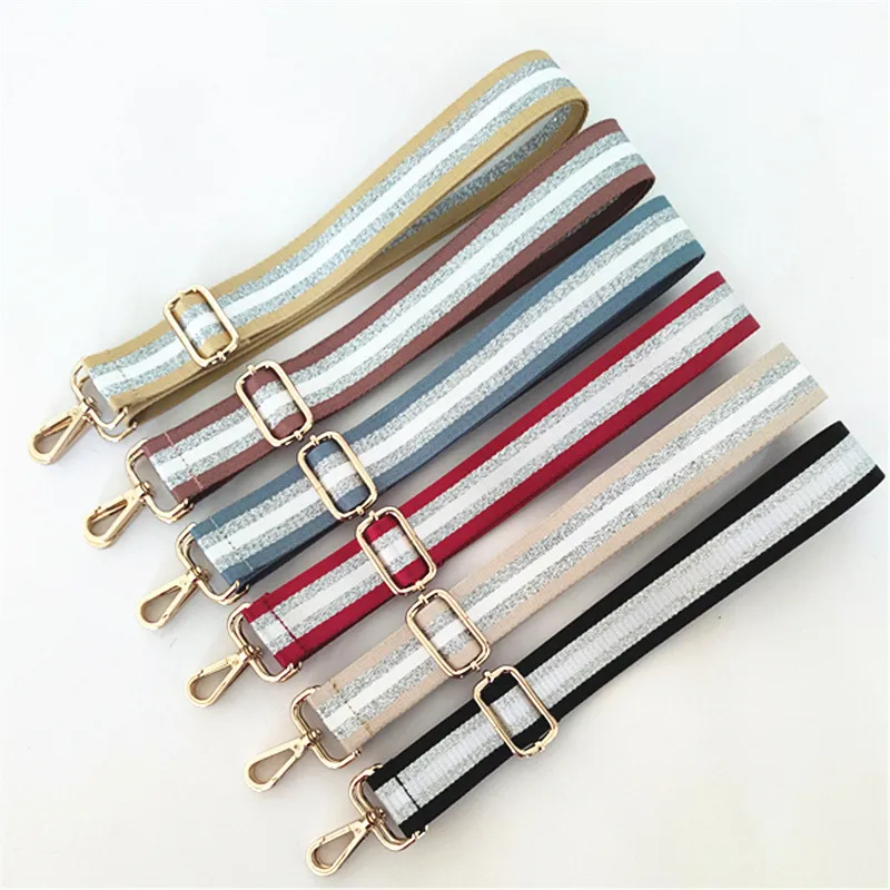 Fashion Casual Bright Line Adjustable Strap Bag Accessories