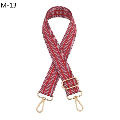 Fashion Casual Wheat Pattern Jacquard Adjustable Long Strap Bag Accessories