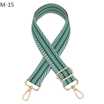 Fashion Casual Wheat Pattern Jacquard Adjustable Long Strap Bag Accessories