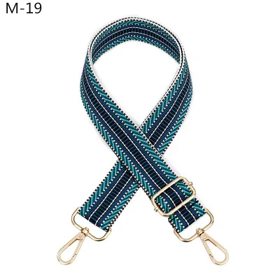 Fashion Casual Wheat Pattern Jacquard Adjustable Long Strap Bag Accessories