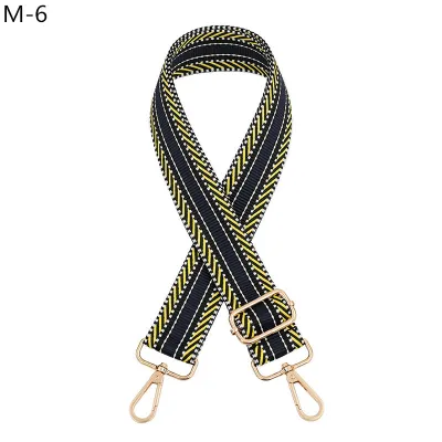 Fashion Casual Wheat Pattern Jacquard Adjustable Long Strap Bag Accessories