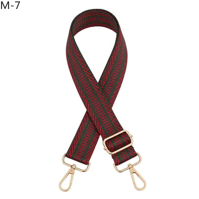 Fashion Casual Wheat Pattern Jacquard Adjustable Long Strap Bag Accessories