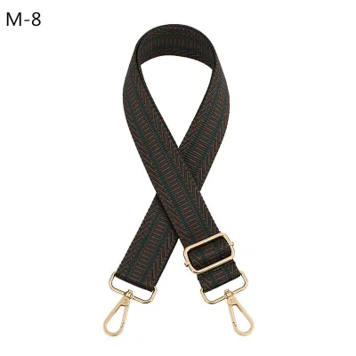 Fashion Casual Wheat Pattern Jacquard Adjustable Long Strap Bag Accessories