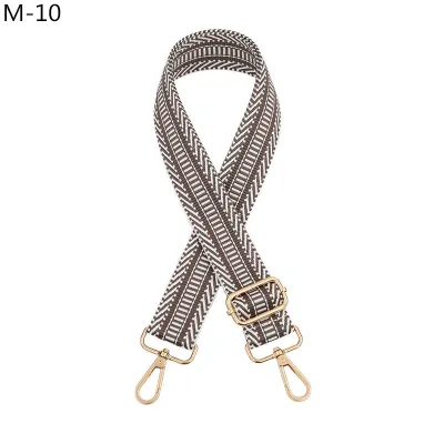 Fashion Casual Wheat Pattern Jacquard Adjustable Long Strap Bag Accessories