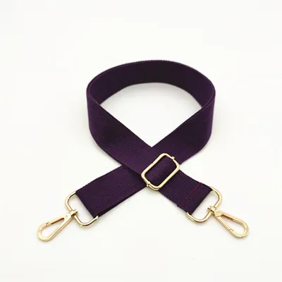 Fashion Casual Simple Solid Color Adjustable Long Strap Bag Accessories