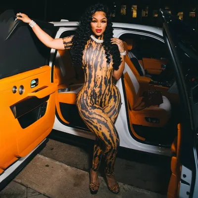 Women Fashion Sexy Stripe Print Hollow Short Sleeve Backless Jumpsuits