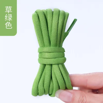 Fashion Casual Solid Color Oval Shoelace Rope Shoes Accessories