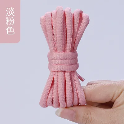 Fashion Casual Solid Color Oval Shoelace Rope Shoes Accessories