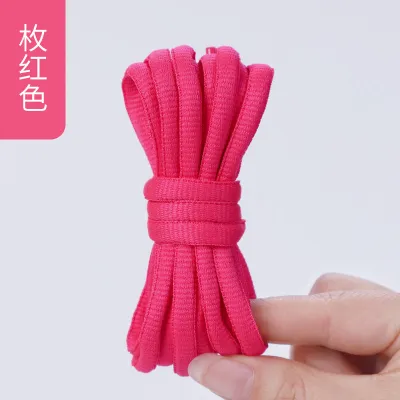 Fashion Casual Solid Color Oval Shoelace Rope Shoes Accessories