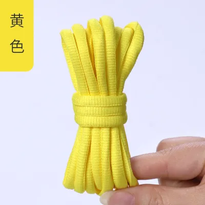 Fashion Casual Solid Color Oval Shoelace Rope Shoes Accessories