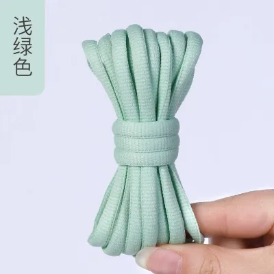 Fashion Casual Solid Color Oval Shoelace Rope Shoes Accessories