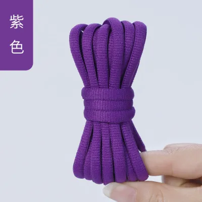 Fashion Casual Solid Color Oval Shoelace Rope Shoes Accessories