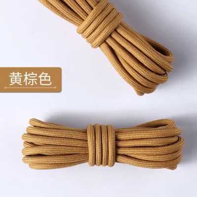 Fashion Solid Color Thick Round Shoelace Rope Shoes Accessories
