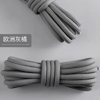 Fashion Solid Color Thick Round Shoelace Rope Shoes Accessories