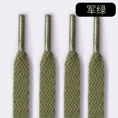 Fashion Solid Color Single-Layer Flat Canvas Shoelace Shoes Accessories