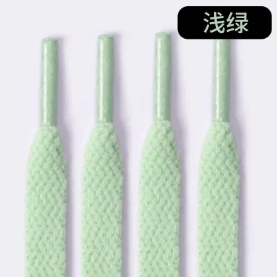 Fashion Solid Color Single-Layer Flat Canvas Shoelace Shoes Accessories