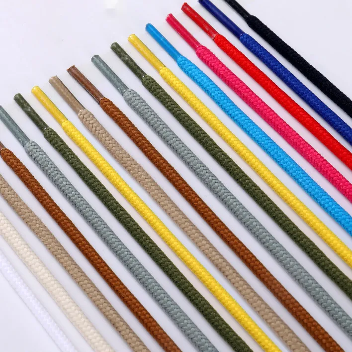 Fashion Casual Multicolor Round Soft Shoelaces Shoes Accessories