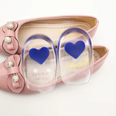 Transparent Silicone U-Shaped Inner Insole Heel Pad Shoes Accessories