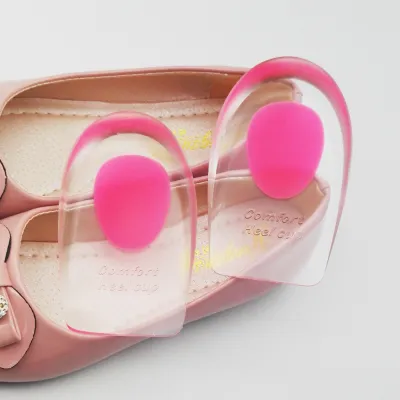 Transparent Silicone U-Shaped Inner Insole Heel Pad Shoes Accessories