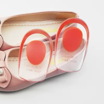 Transparent Silicone U-Shaped Inner Insole Heel Pad Shoes Accessories