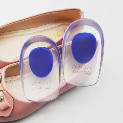 Transparent Silicone U-Shaped Inner Insole Heel Pad Shoes Accessories
